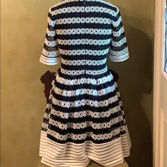 Alexis Eyelet Striped Dress - Picture 4 of 6